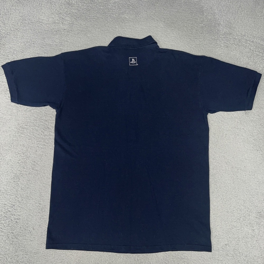 Vtg Ps2 Socom 3 Us Navy Seals Shirt Xl Blue Promo Polo Playstation 2 Video Game View 3